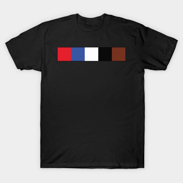 Mario Color Bar T-Shirt by nerdprince